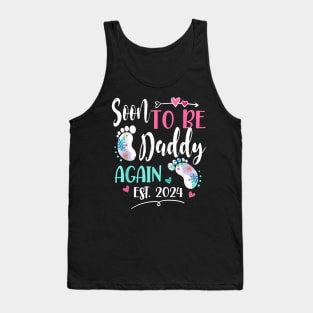 Mens Soon To Be Daddy Again 2024 Mother'S Day Tank Top